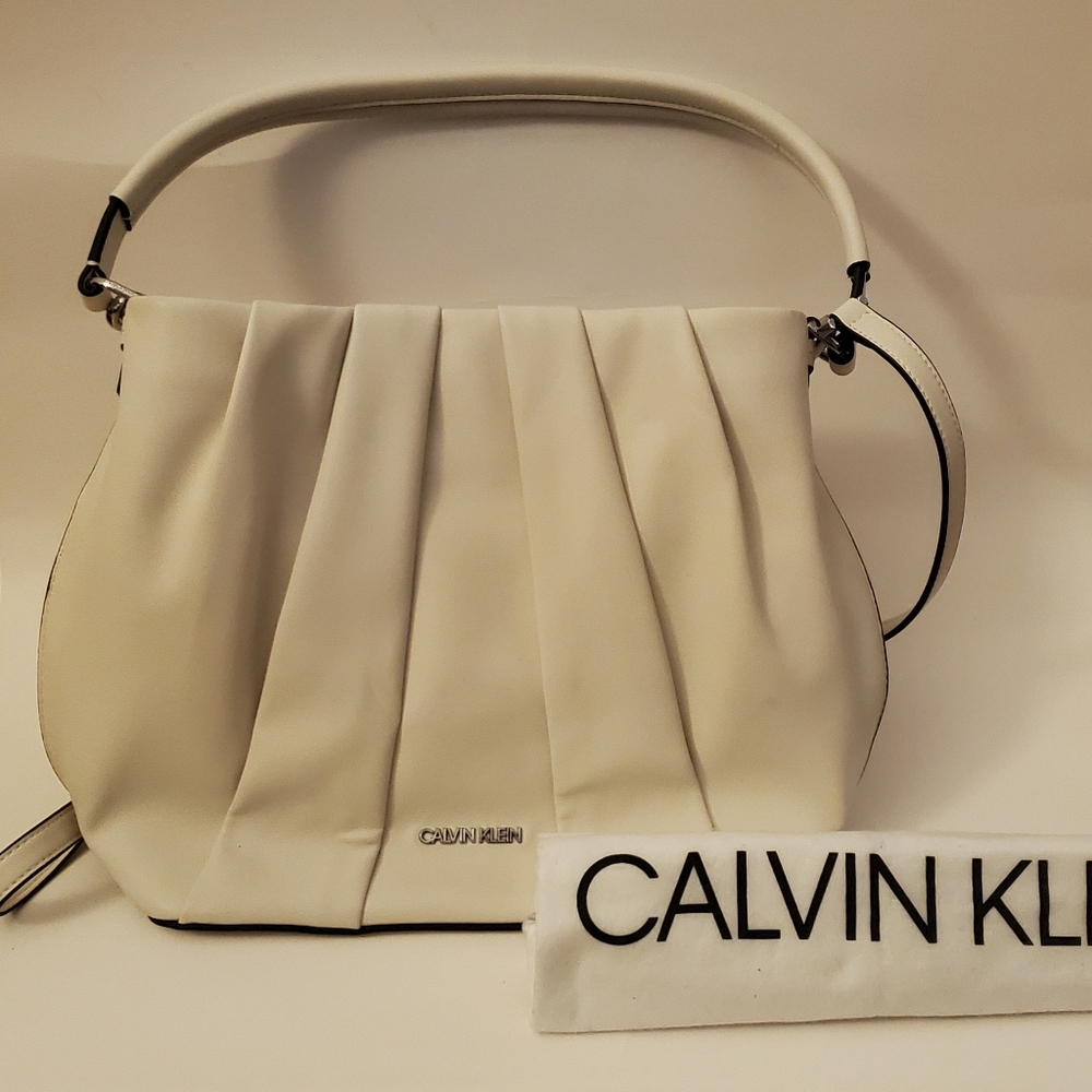 CALVIN KLEIN White Shoulder Bag